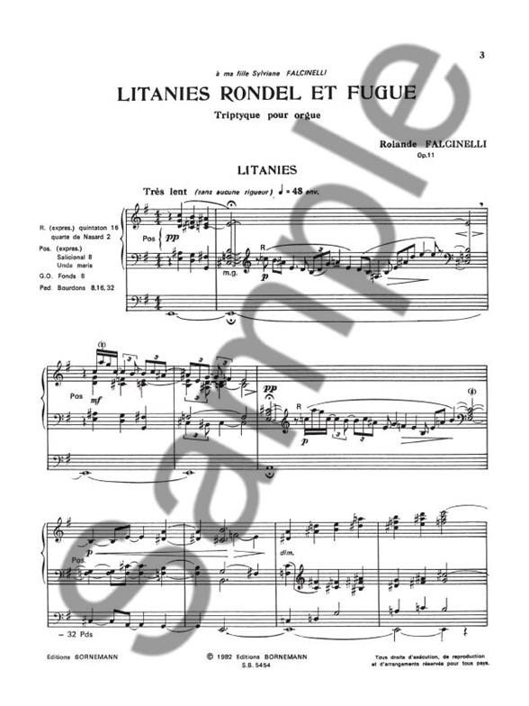 Litanies/Rondel/Fugue